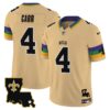 Saints 2024 New Orleans City Vapor Limited Jersey – All Stitched – Gold – Derek Carr Jersey