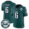 Eagles 2024 Vapor Limited Jersey – Est. 1933 Patch – All Stitched – Midnight Green – DeVonta Smith Jersey