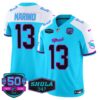 Dolphins “Miami Vice” Vapor Limited Jersey V4 – All Stitched – Aqua Alternate – Dan Marino Jersey