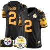 Steelers 50th Anniversary Of Super Bowl IX & Map Patch Vapor Limited Jersey – All Stitched – Color Rush – Justin Fields Jersey