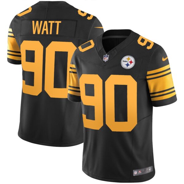 Steelers Vapor Limited Jersey – All Stitched – Color Rush – T. J. Watt Jersey
