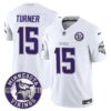 Minnesota Vikings 2024 Vapor Limited Jersey V2 – Est. 1961 Patch – All Stitched – Winter Warrior – Dallas Turner Jersey