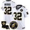 Saints EST. 1967 Patch Vapor Jersey – All Stitched – White – Tyrann Mathieu Jersey