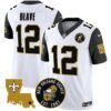 Saints EST. 1967 Patch Vapor Jersey – All Stitched – Black Sleeves – Chris Olave Jersey