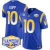 Los Angeles Rams 2024 NFC West Division Champions Vapor Limited Jersey – All Stitched – Royal – Cooper Kupp Jersey