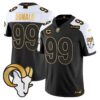 Los Angeles Rams 2024 Gold Vapor Limited Jersey – All Stitched – Alternate – Aaron Donald Jersey