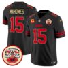 Chiefs 2024 Lamar Hunt Patch Vapor Limited Jersey – All Stitched – Gold Trim – Patrick Mahomes Jersey