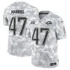 Rams 2024 Salute to Service Vapor Limited Jersey – Arctic Camo – All Stitched – Kamala Harris Jersey