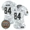 Womens Minnesota Vikings 2024 Salute To Service Establishment Year Patch Vapor Limited Jersey Randy Moss Jersey Navy