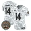Womens Minnesota Vikings 2024 Salute To Service Establishment Year Patch Vapor Limited Jersey Sam Darnold Jersey Navy