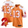Mens Tampa Bay Tampa Bay Buccaneers Throwback Game Jersey Mike Evans Jersey Creamsicle Alternate