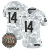 Womens Minnesota Vikings 2024 Salute To Service Establishment Year Patch Vapor Limited Jersey Sam Darnold Jersey Air Force