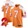 Mens Tampa Bay Tampa Bay Buccaneers Throwback Game Jersey Bucky Irving Jersey Creamsicle Alternate