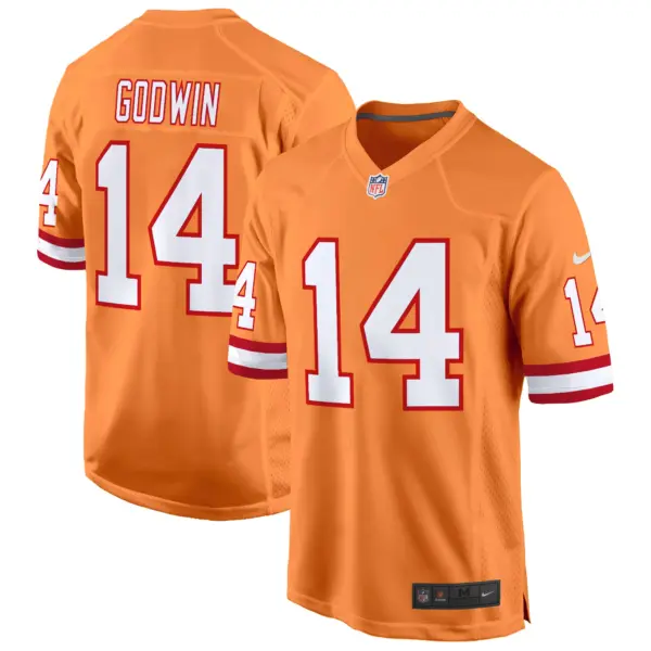 Mens Tampa Bay Tampa Bay Buccaneers Throwback Game Jersey Chris Godwin Jersey Creamsicle