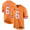 Mens Tampa Bay Tampa Bay Buccaneers Throwback Game Jersey Baker Mayfiled Jersey Creamsicle