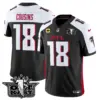 Mens Outkast X Atlanta Falcons 2024 Vapor Limited Jersey V2 Kirk Cousins Jersey Black Alternate