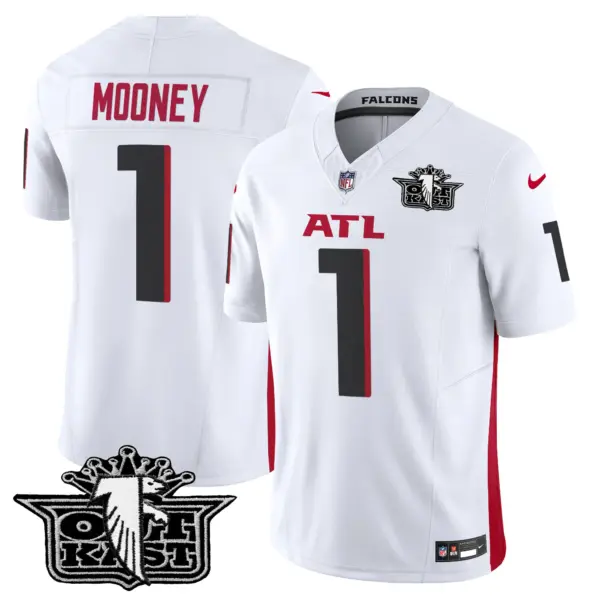 Mens Outkast X Atlanta Falcons 2024 Vapor Limited Jersey V2 Darnell Mooney Jersey White