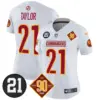 Womens Washington Commanders 90Th Sean Taylor Patch Vapor Limited Jersey Sean Taylor Jersey White