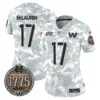 Womens Washington Commanders 2024 Salute To Service Establishment Year Patch Vapor Limited Jersey Terry Mclaurin Jersey Army