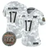 Womens Washington Commanders 2024 Salute To Service Establishment Year Patch Vapor Limited Jersey Terry Mclaurin Jersey Navy