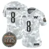 Womens Washington Commanders 2024 Salute To Service Establishment Year Patch Vapor Limited Jersey Robinson Jr Jersey Marines