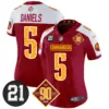 Womens Washington Commanders 90Th Sean Taylor Patch Vapor Limited Jersey Jayden Daniels Jersey Burgundy Alternate