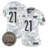 Womens Washington Commanders 2024 Salute To Service Establishment Year Patch Vapor Limited Jersey Sean Taylor Jersey Air Force