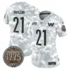 Womens Washington Commanders 2024 Salute To Service Establishment Year Patch Vapor Limited Jersey Sean Taylor Jersey Navy