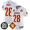 Womens Washington Commanders 90Th Sean Taylor Patch Vapor Limited Jersey Darrell Green Jersey White