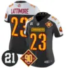 Womens Washington Commanders 90Th Sean Taylor Patch Vapor Limited Jersey Marshon Lattimore Jersey Black Alternate