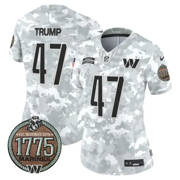 Womens Washington Commanders 2024 Salute To Service Establishment Year Patch Vapor Limited Jersey Donald Trump Jersey Marines