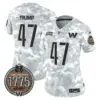 Womens Washington Commanders 2024 Salute To Service Establishment Year Patch Vapor Limited Jersey Donald Trump Jersey Army