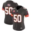Womens Tampa Bay Buccaneers Throwback Vapor Limited Jersey V3 Vita Vea Jersey Pewter