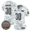 Womens Washington Commanders 2024 Salute To Service Establishment Year Patch Vapor Limited Jersey Auskin Ekeler Jersey Air Force