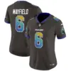 Womens Tampa Bay Buccaneers Tampa City Vapor Limited Jersey Baker Mayfield Jersey Pewter