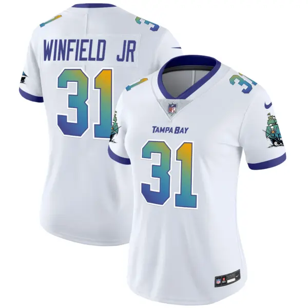 Womens Tampa Bay Buccaneers Tampa City Vapor Limited Jersey Antoine Winfields Jr Jersey White