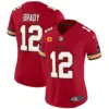 Womens Tampa Bay Buccaneers Throwback Vapor Limited Jersey V3 Tom Brady Jersey Red