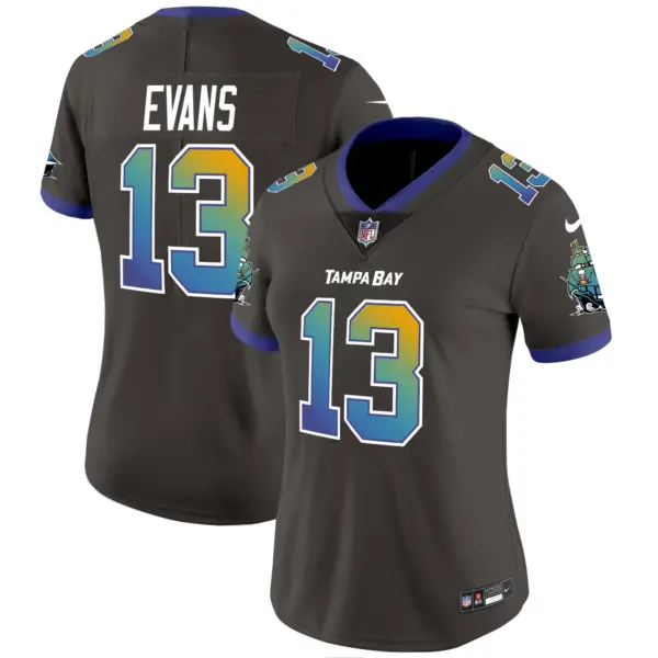 Womens Tampa Bay Buccaneers Tampa City Vapor Limited Jersey Mike Evans Jersey Pewter