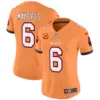 Womens Tampa Bay Buccaneers Throwback Vapor Limited Jersey V3 Baker Mayfield Jersey Creamsicle