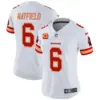 Womens Tampa Bay Buccaneers Throwback Vapor Limited Jersey V3 Baker Mayfield Jersey White
