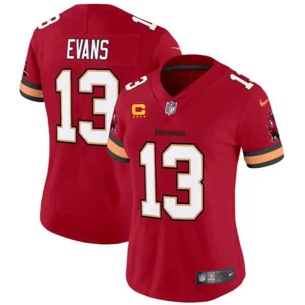 Womens Tampa Bay Buccaneers Throwback Vapor Limited Jersey V3 Mike Evans Jersey Red