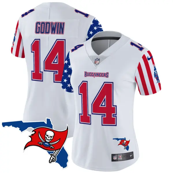 Womens Tampa Bay Buccaneers American Style Vapor Limited Jersey Chris Godwin Jersey White