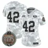 Womens San Francisco 49Ers 2024 Salute To Service Establishment Year Patch Vapor Limited Jersey Ronnie Lott Jersey Army