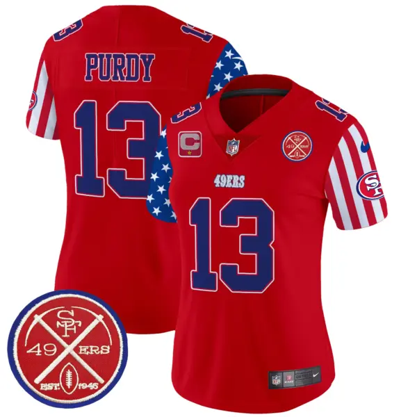 Womens San Francisco 49Ers American Style Vapor Limited Jersey Brock Purdy Jersey Red