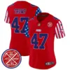 Womens San Francisco 49Ers American Style Vapor Limited Jersey Donald Trump Jersey Red