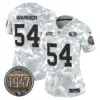 Womens San Francisco 49Ers 2024 Salute To Service Establishment Year Patch Vapor Limited Jersey Fred Warner Jersey Air Force