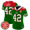 Womens San Francisco 49Ers 2024 Christmas Vapor Limited Jersey Ronnie Lott Jersey Green