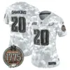 Womens Philadelphia Eagles 2024 Salute To Service Establishment Year Patch Vapor Limited Jersey Brian Dawkins Jersey Army