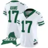 Womens New York Jets Home Patch Vapor Legacy Limited Jersey Davante Adams Jersey White