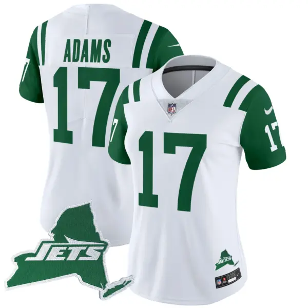 Womens New York Jets Home Patch Vapor Legacy Limited Jersey Davante Adams Jersey Throwback